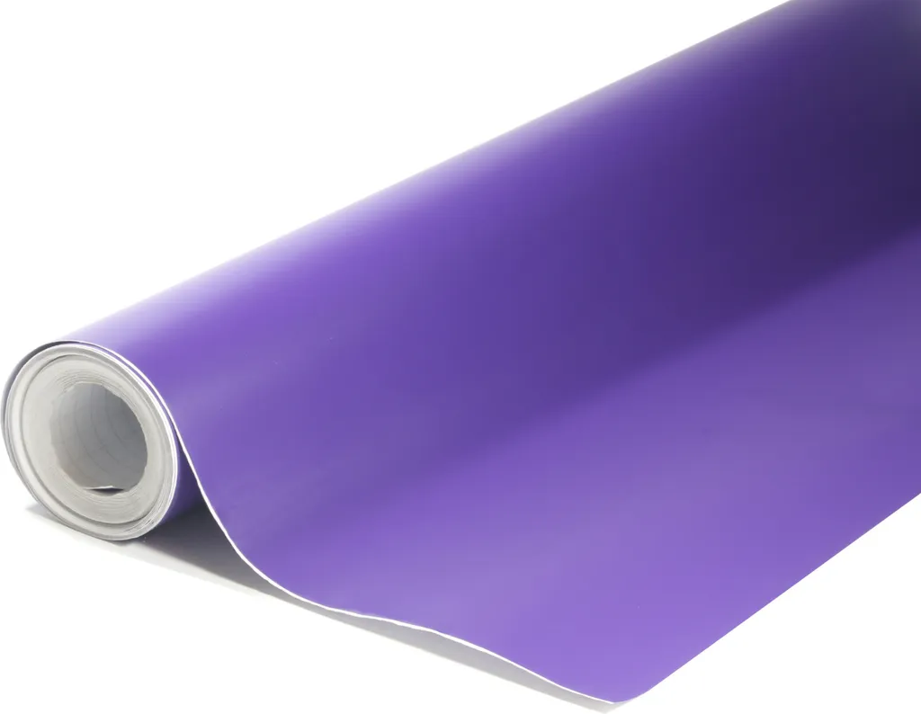 Film wrap violet mat 152x300cm idéal pour décoration intérieure auto