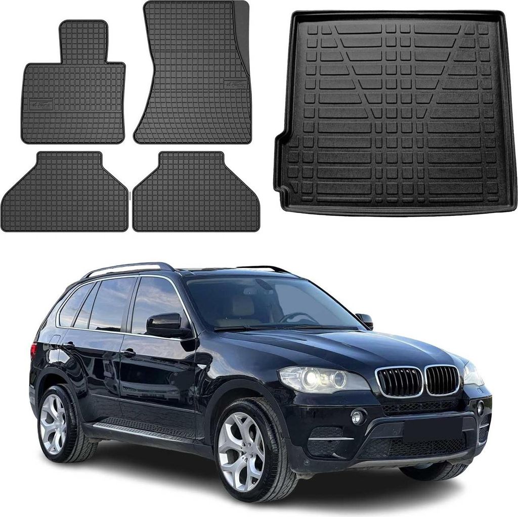 Tapis & bac de coffre Set pour BMW X5 E70 2006-2013 Image du produit 