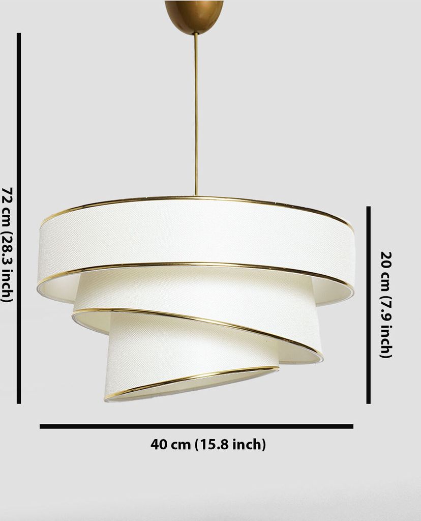 Opviq, Couper- Couper FLH, Gold, Kronleuchter, 40 x 40 cm, Produktbild 3