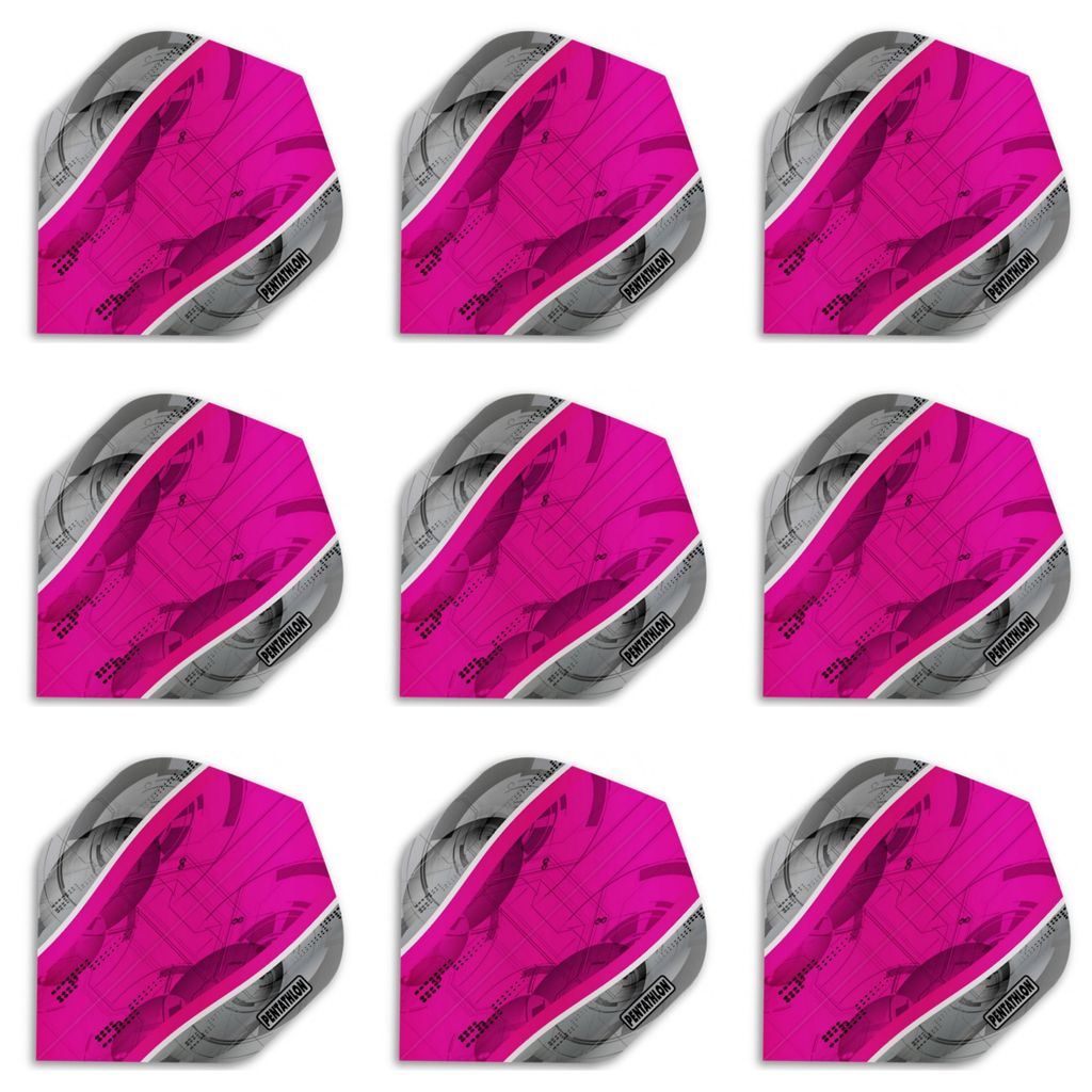 Pentathlon | Silver Edge | Dart Flights | Standard | 100 Produktbild 