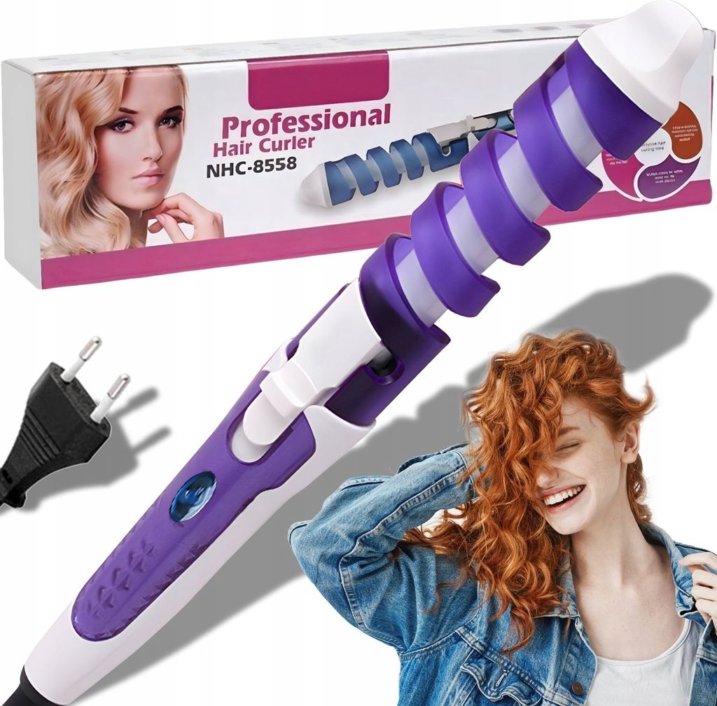 Spiral-Lockenstab Für Locken Und Wellen - Styling