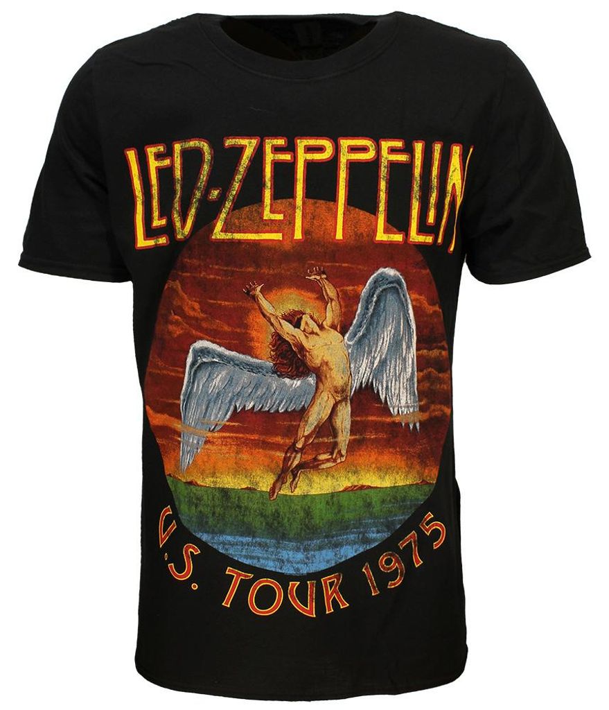 Led Zeppelin USA Tour 1975 T-Shirt – Offizielles Merchandise - XL