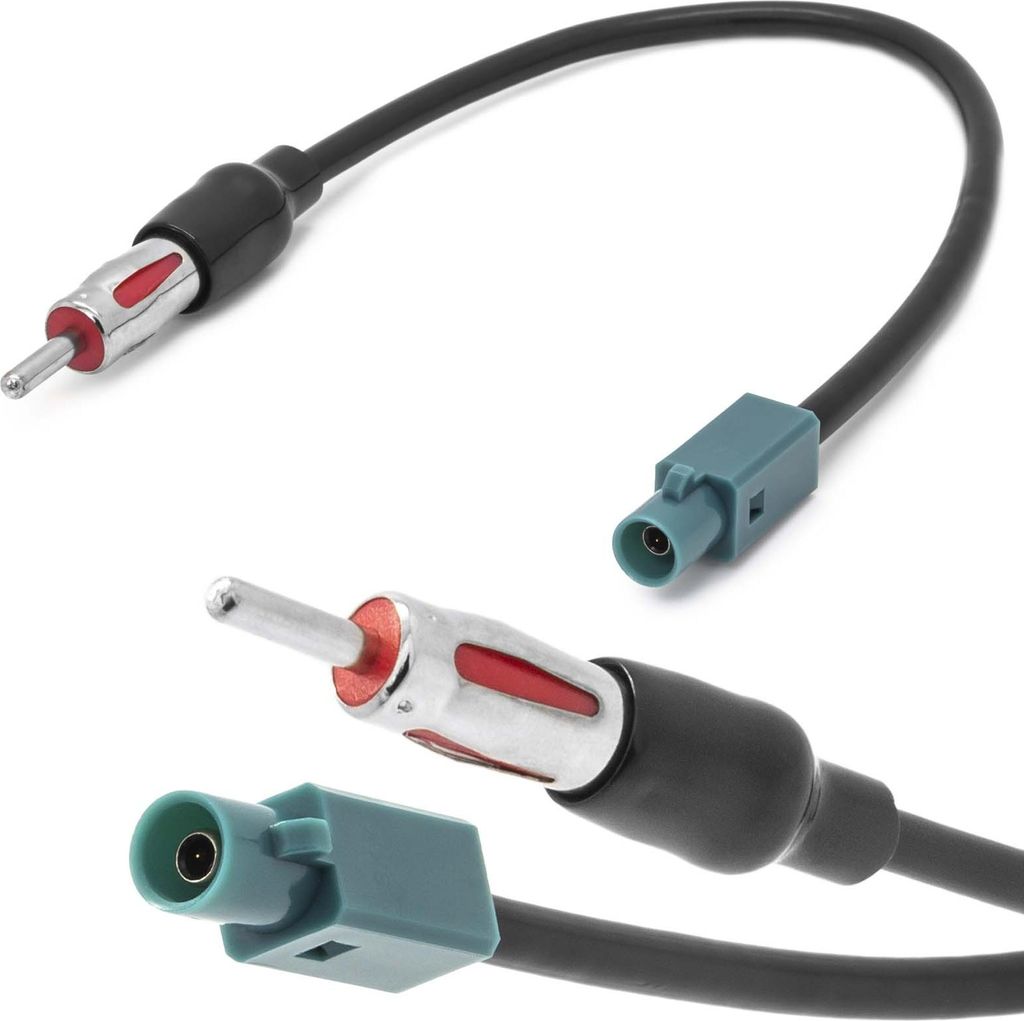 Auto Radio Antennen Adapter Kabel FAKRA Z (m) auf DIN ISO passend für BMW 5er E39 E61 E60