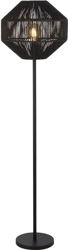Stehleuchte Metall 155 cm Schwarz E27 rund Modern Stehlampe