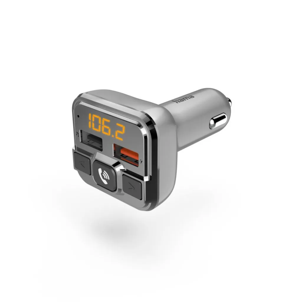 Trasmettitore FM Hama 00201631: Bluetooth per Auto con USB e MicroSD