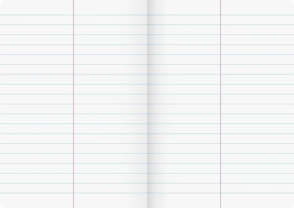 Cahier BRUNNEN Lin 6 A5 Format Compact 20 Feuilles Papier Haute Qualité