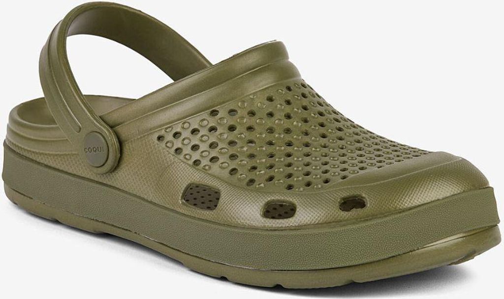 Schuhe COQUI Clogsy LINDO Armeegrün Golden 37