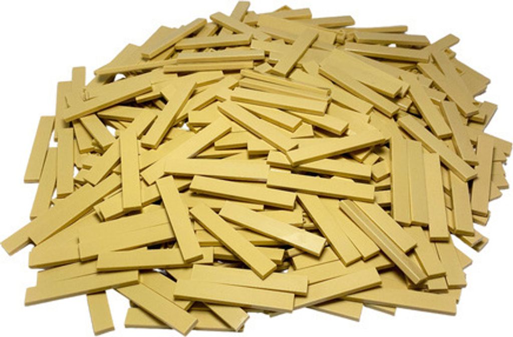 LEGO 1x6 Fliesen Hellbeige - 6636 NEU! Menge 500x