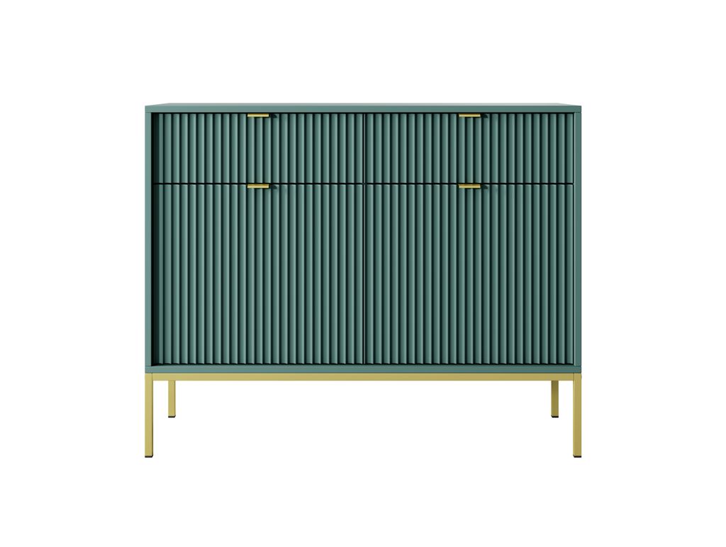 Cassettiera: 2 cassetti, 2 ante, Labrador, oro, 104 x 83 x Immagine del prodotto 