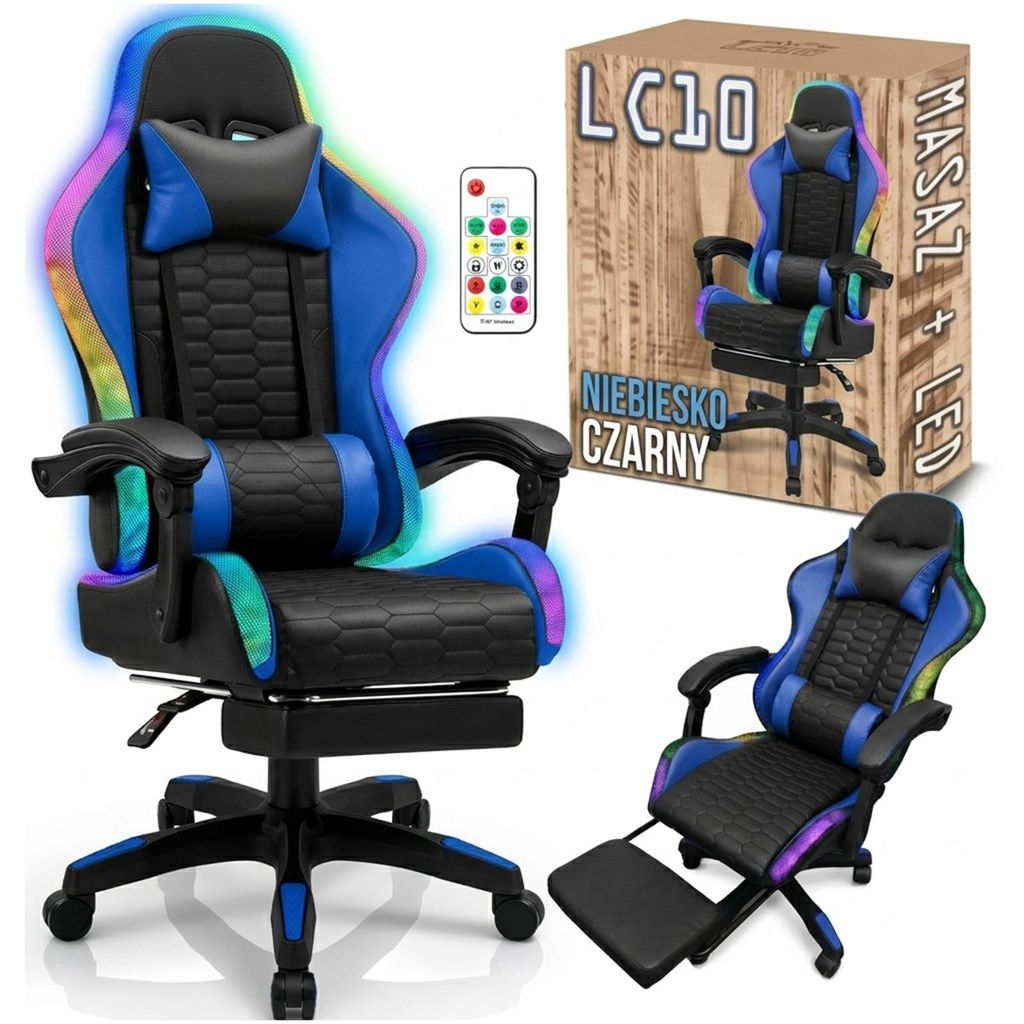 Fotel gamingowy LAZYhome dla gracza kubełkowy krzesło Zdjęcie produktu 