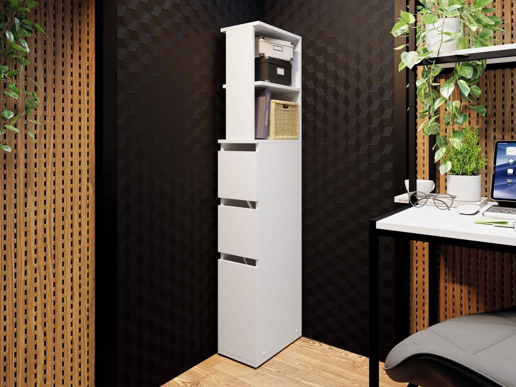 MIRJAN24 Badezimmerschrank Roza, Badmöbel, Schrank, Regal, Produktbild 2