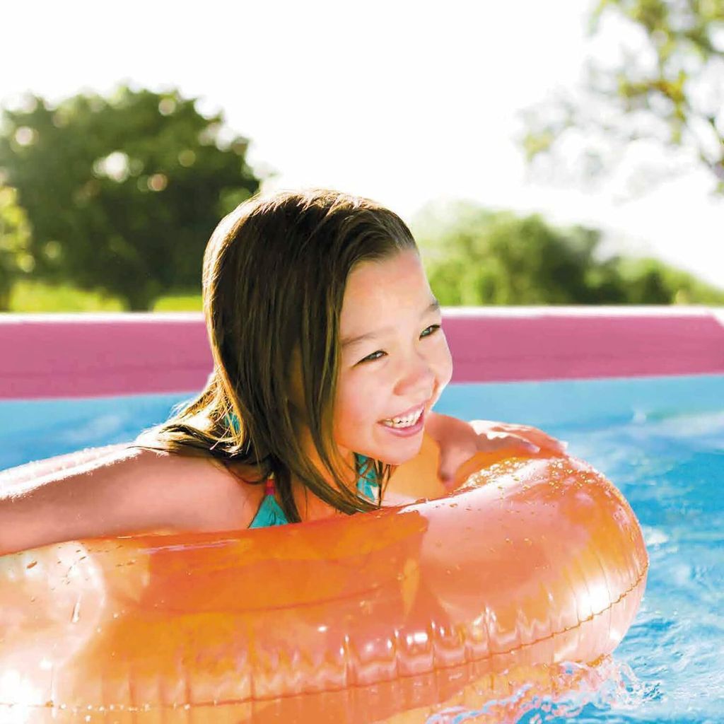 INTEX 28290NP - Pink Metal Frame Pool (244x76cm) Produktbild 3