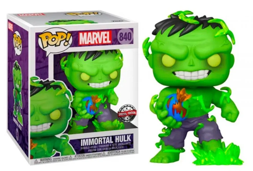 Funko Pop Immortal Hulk 840 Marvel Figurine Spéciale Édition 9cm