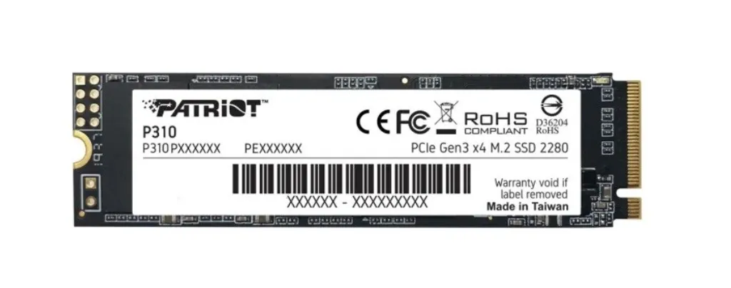 SSD Patriot Viper P310 960 Go M.2 NVMe PCIe x4 - Vitesses de Transfert