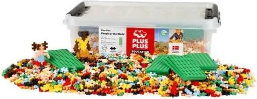 PlusPlus People of the World Jeu de Construction 15 points 70 Pièces - 3