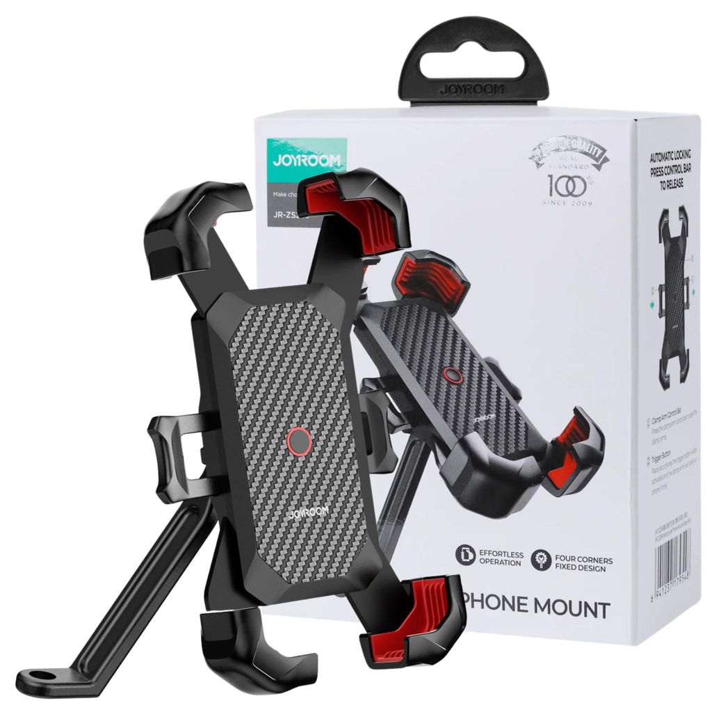 Support téléphone moto Joyroom noir (Jr-Zs288-M) Image du produit 