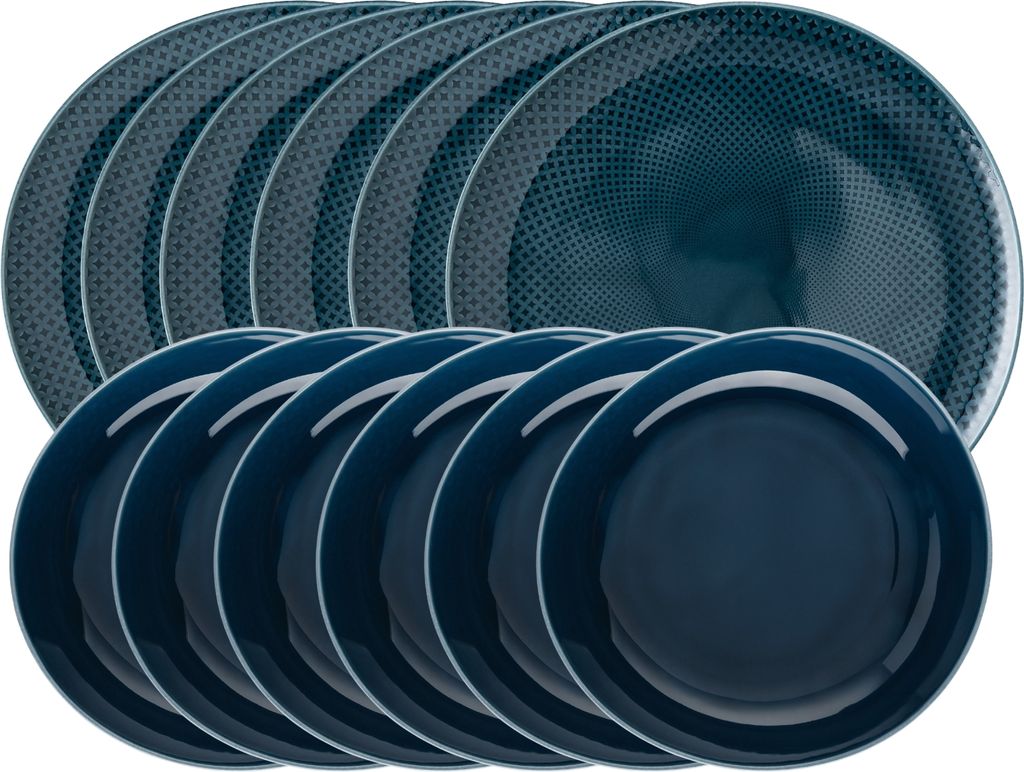 Rosenthal Junto Ocean Blue Tafelset 12tlg