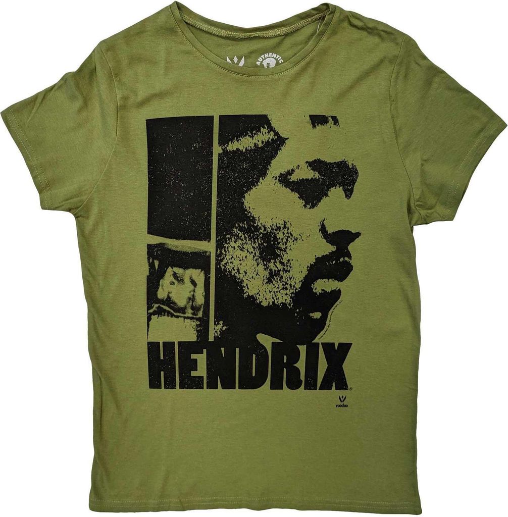Jimi Hendrix - "Let Me Live" T-Shirt für Damen RO6571 (XL) (Khakigrün)