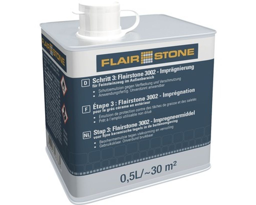 FLAIRSTONE 3002 Imprägnierung für Feinsteinzeug 0,5 l Produktbild 