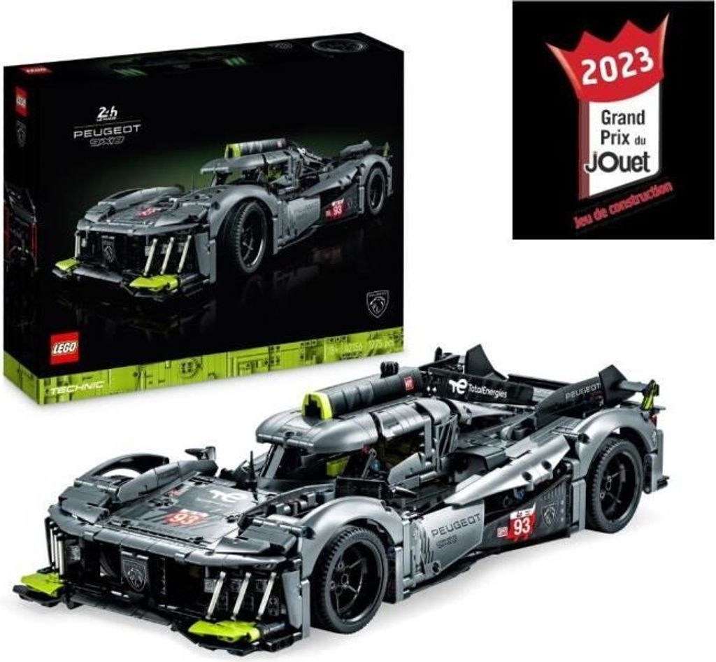 LEGO Technic 42156 Peugeot 9x8 24H Le Mans Hybrid Hypercar, Produktbild 