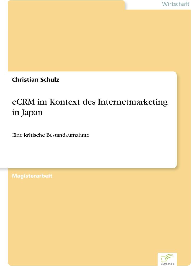 eCRM im Kontext des Internetmarketing in Japan