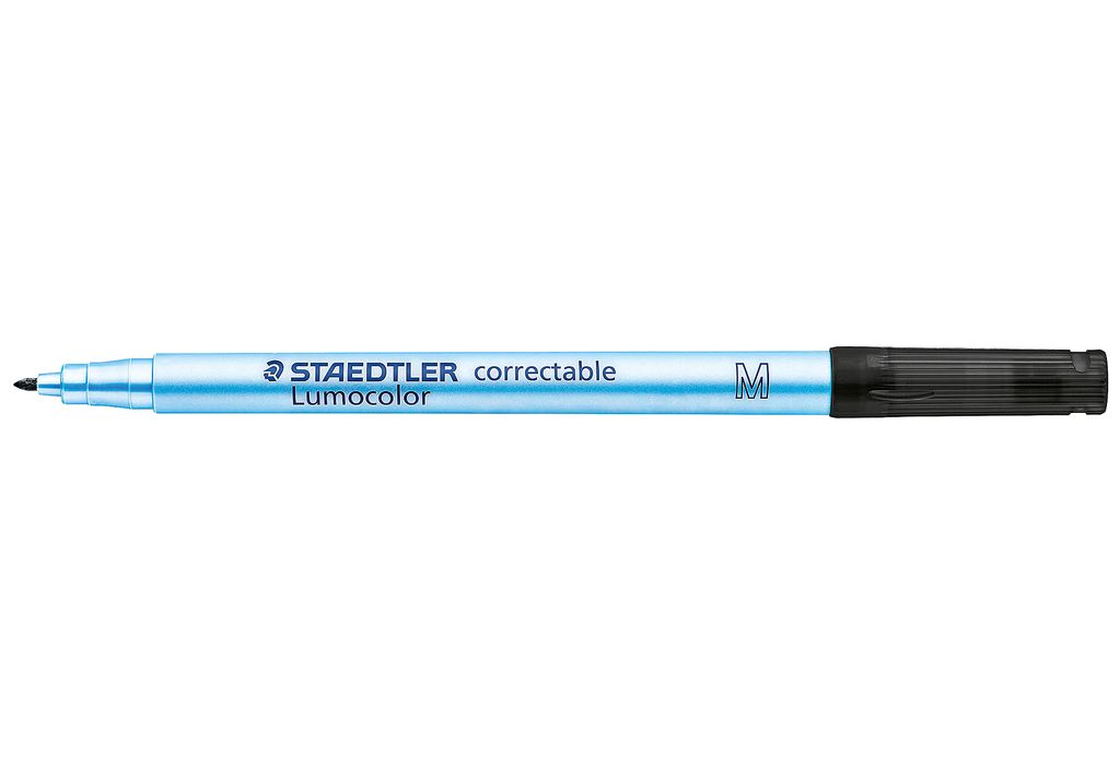 STAEDTLER Folienstift Lumocolor correct M schwarz 10 Stück Zdjęcie produktu 