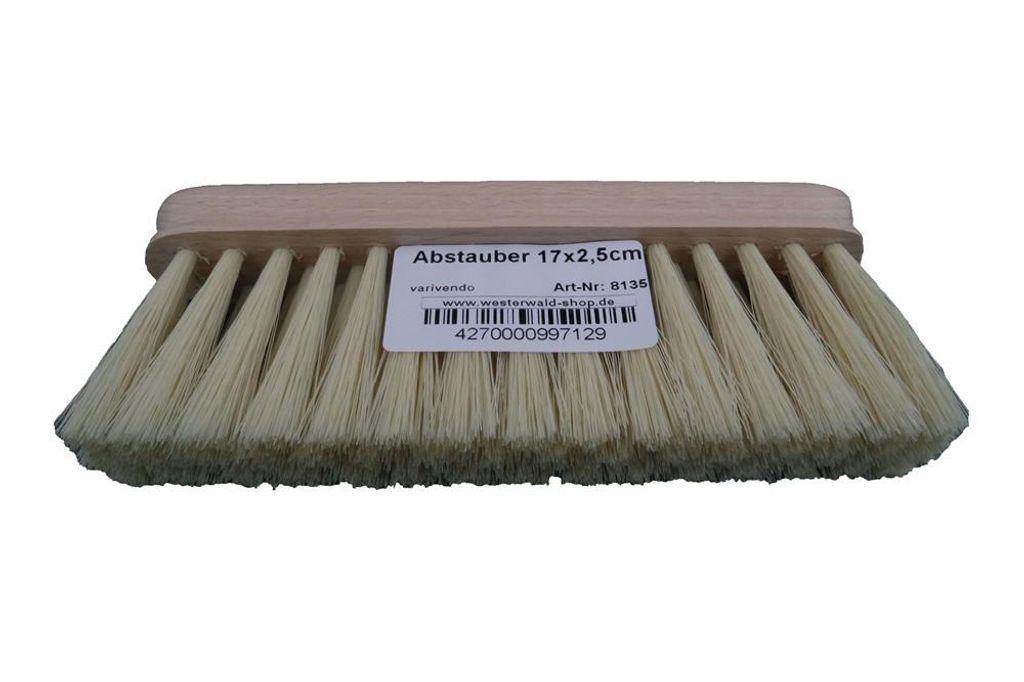 Effektiver Abstauber Pinsel mit Holzgriff und Kunstborsten – Ideal für Möbel & Deko Schwarz 1 Stück