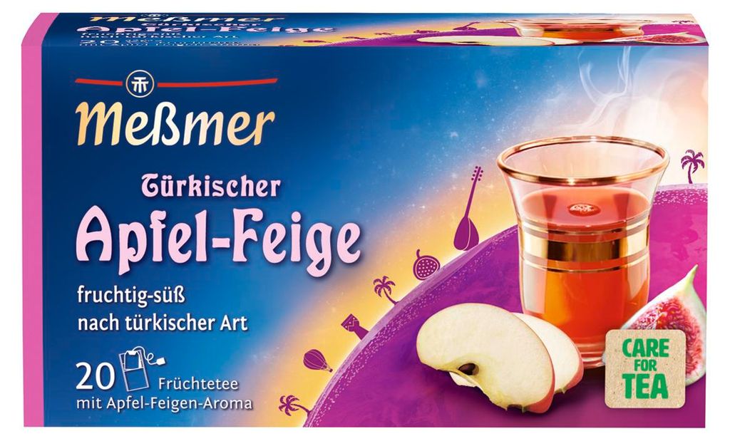 Meßmer Türkischer Bayram Apfel Feige fruchtig und süß 4er Pack