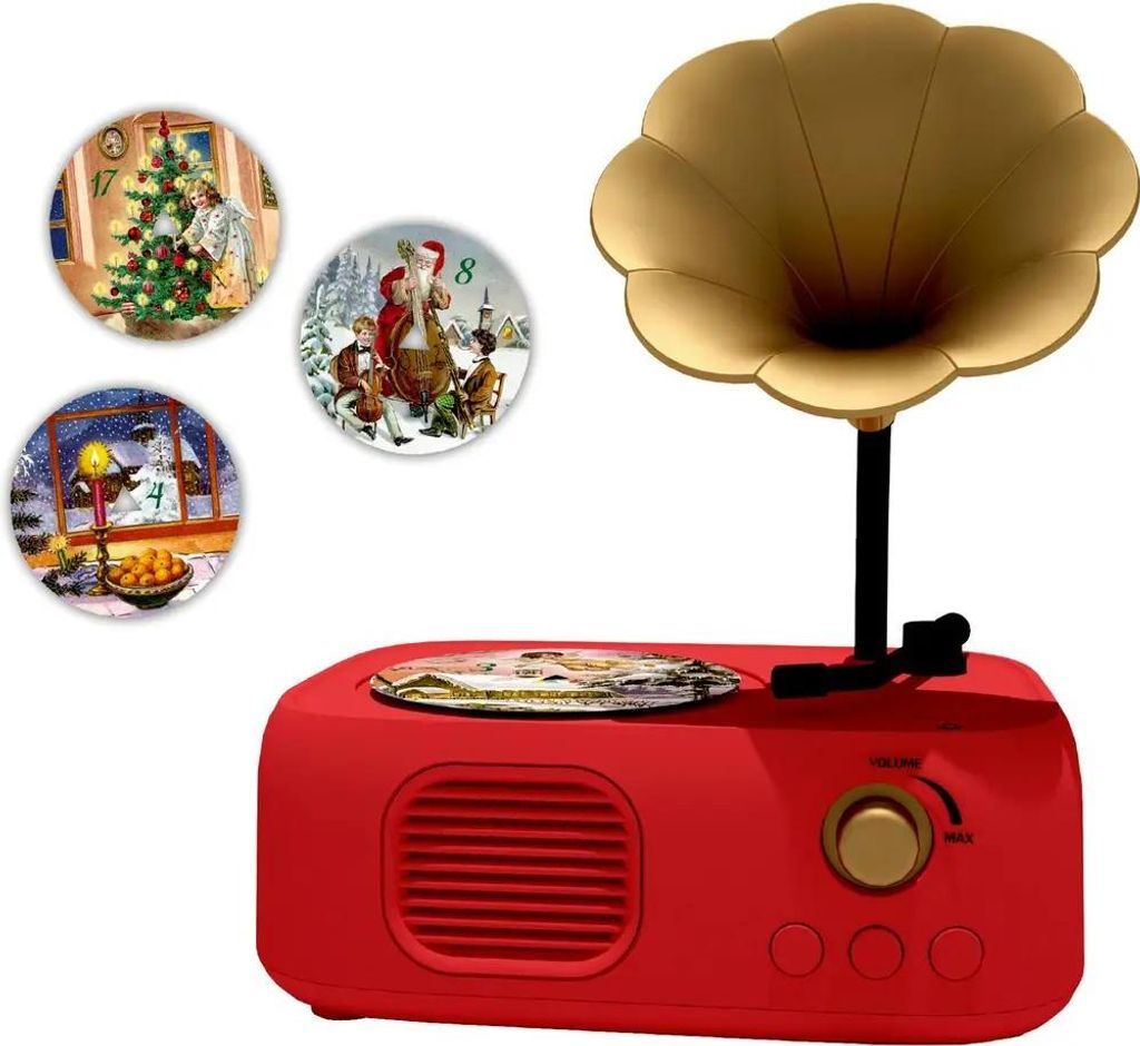 Calendrier de l'Avent sonore - Gramophone vintage Image du produit 
