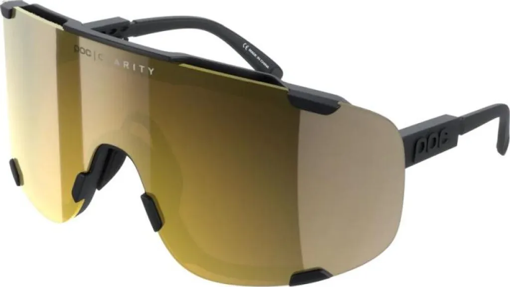Lunettes de soleil POC Devour noires avec écran Clarity et ajustement Pro
