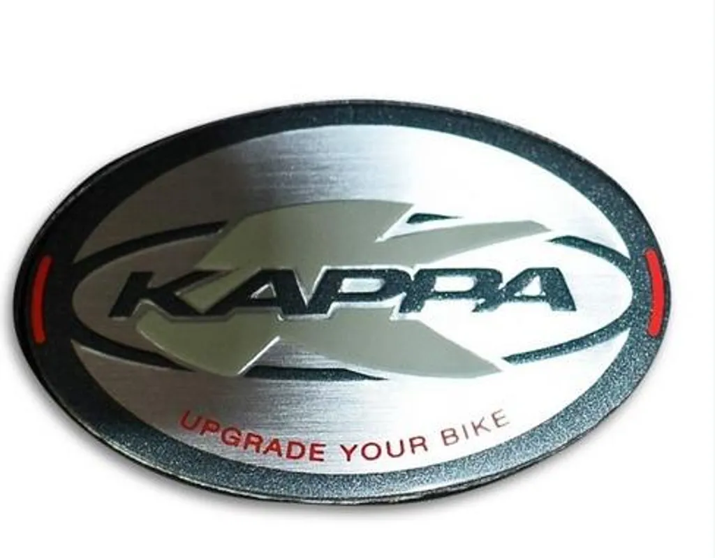 Logo Kappa Alluminio K46 K33 K49 - Design Premium per Valigie Moto
