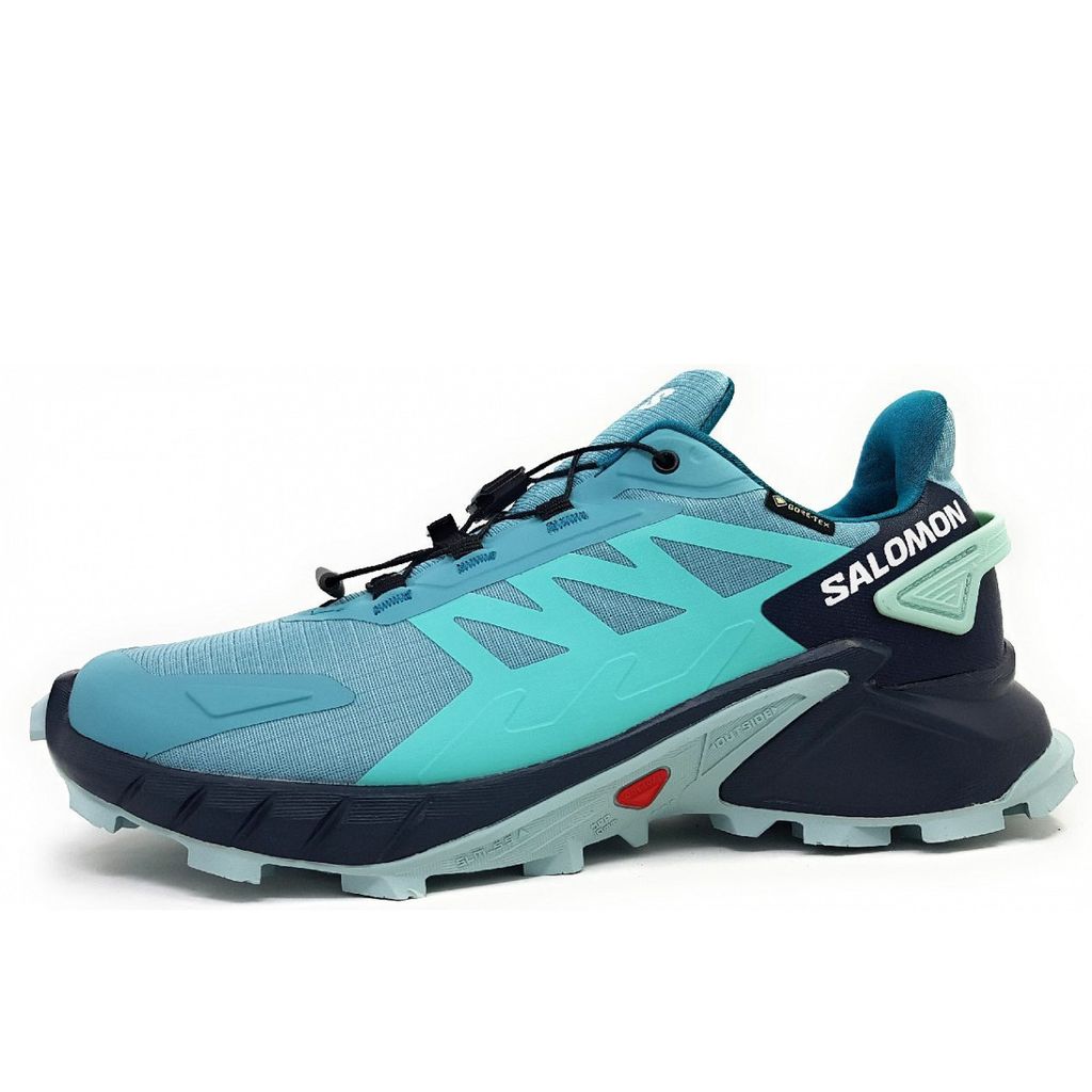 Salomon Supercross 4 GTX W Damen Wanderschuh in Blau, Größe 4.5