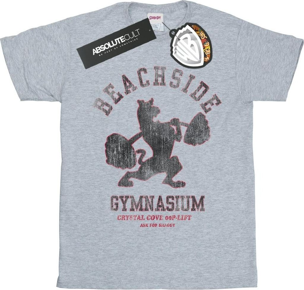 Scooby Doo - "Beachside Gymnasium" T-Shirt für Herren BI44972 (L) (Grau)