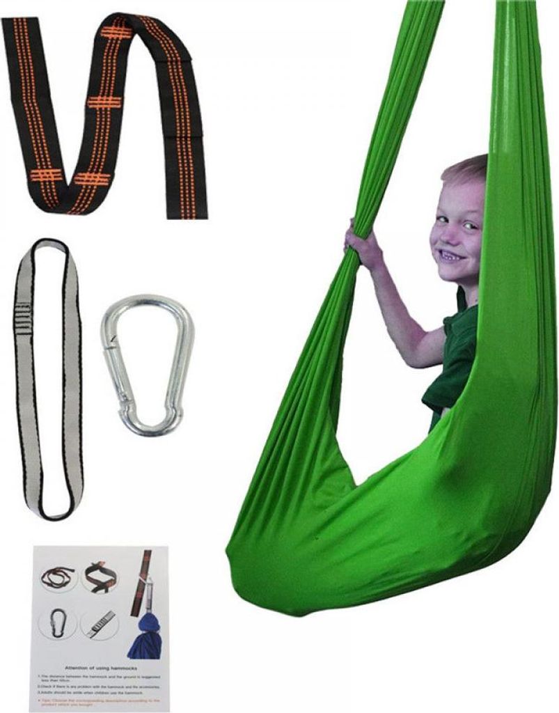 Schaukel für Kinder und Erwachsene, Kuschelschaukel für drinnen und draußen, hat eine beruhigende Wirkung auf Kinder und eignet sich für Kinder...