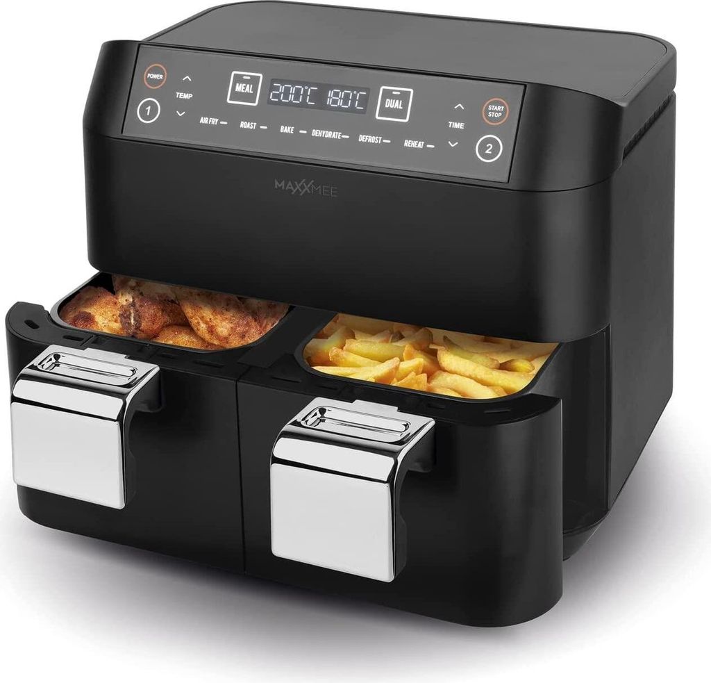 MAXXMEE Heissluft-Fritt. Doppelk. 2x3,8l Produktbild 