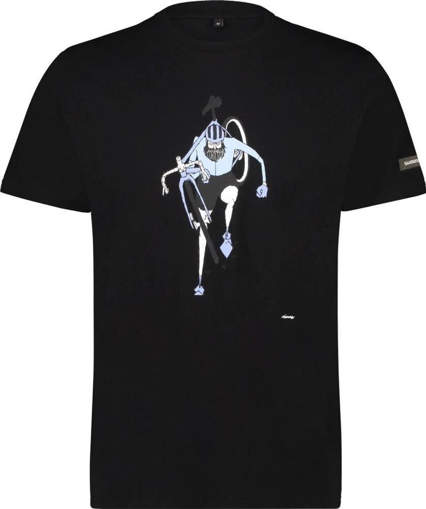 SHIMANO Sentiero Ltd. T-Shirt XXL Black - komfortables Funktionsshirt für Spo...