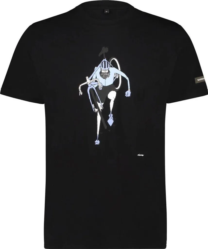T-shirt respirant Shimano Sentiero Ltd Noir XL pour le Gravel