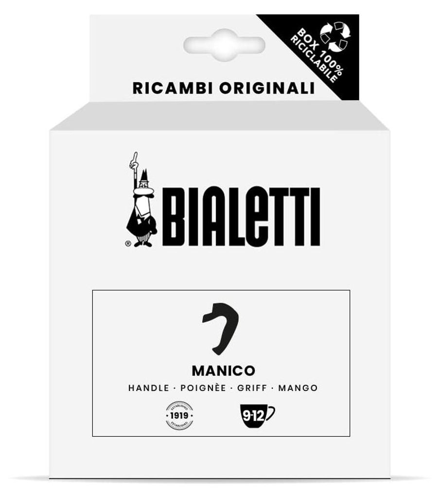 Filtro con embudo Bialetti, Cafetera Moka Induction de 12 Imagen del producto 