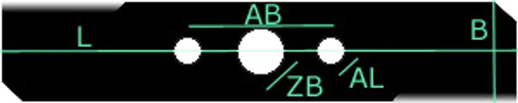 Supporto lama Ø22 per rasaerba Riwall PRO RPM 5135 / RPM 4235 / RPM 4735 - 4