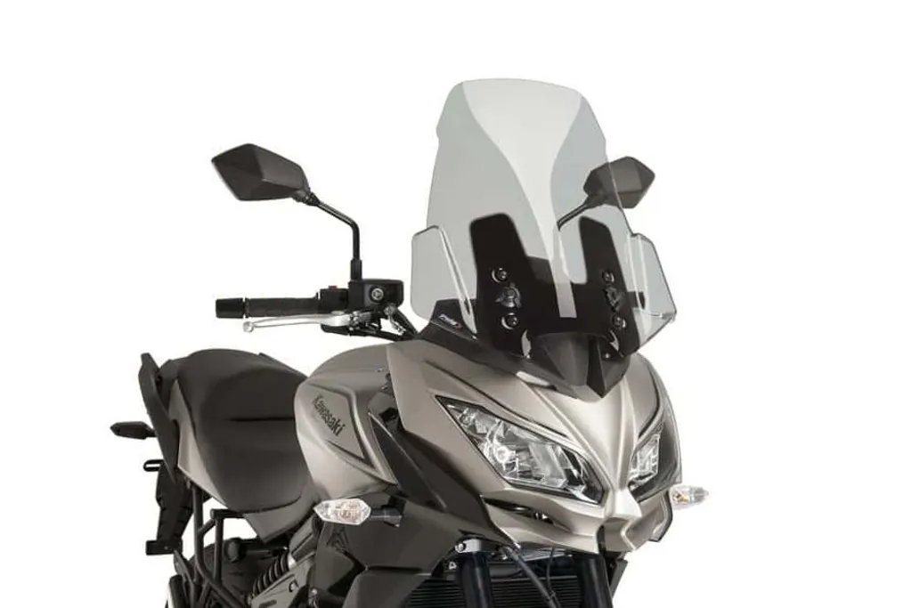 Pare-brise Touring Puig pour Kawasaki : Teinte Fumée et Sécurité ABE