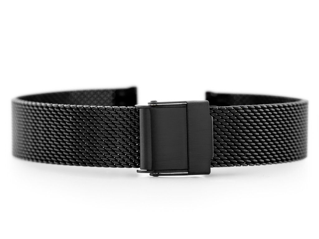 Pacific M6 Armband - HQ Mesh - Schwarz 12 mm