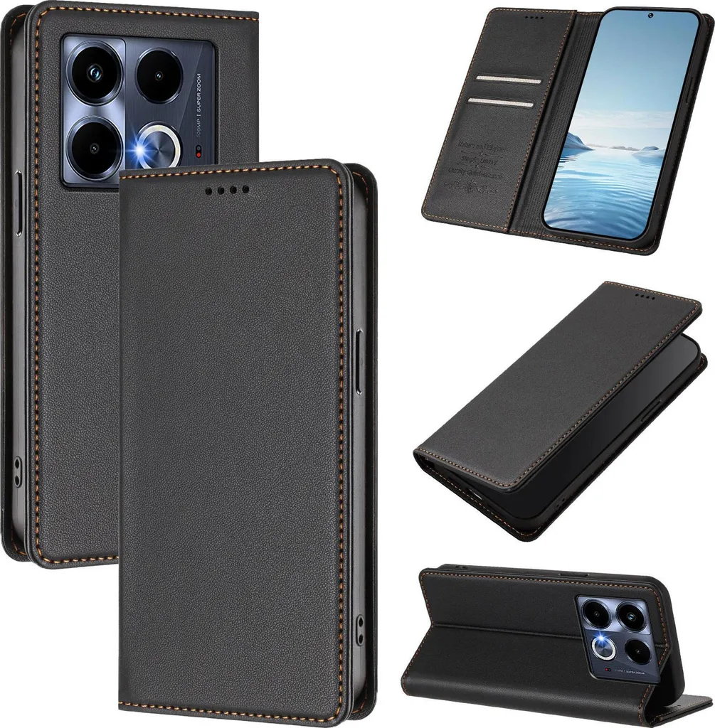 Cover Portafoglio Infinix Note 40 4G Nera | Protezione Professionale - 2