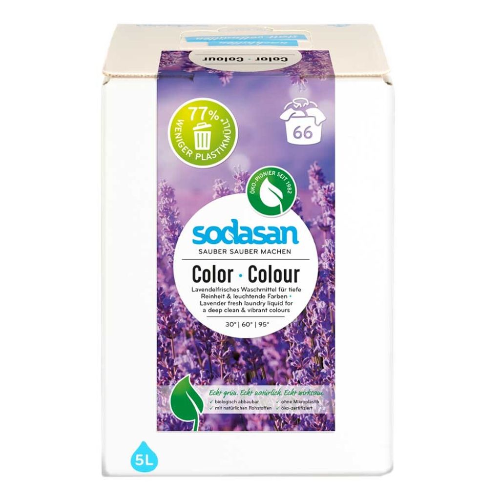 Sodasan Color Waschmittel Lavendel 5L (1er Pack) Produktbild 