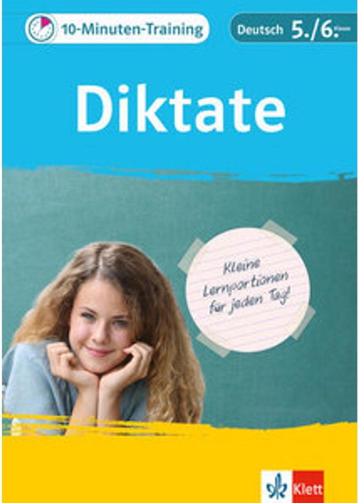 Klett 10-Minuten-Training Deutsch Rechtschreibung Diktate Produktbild 