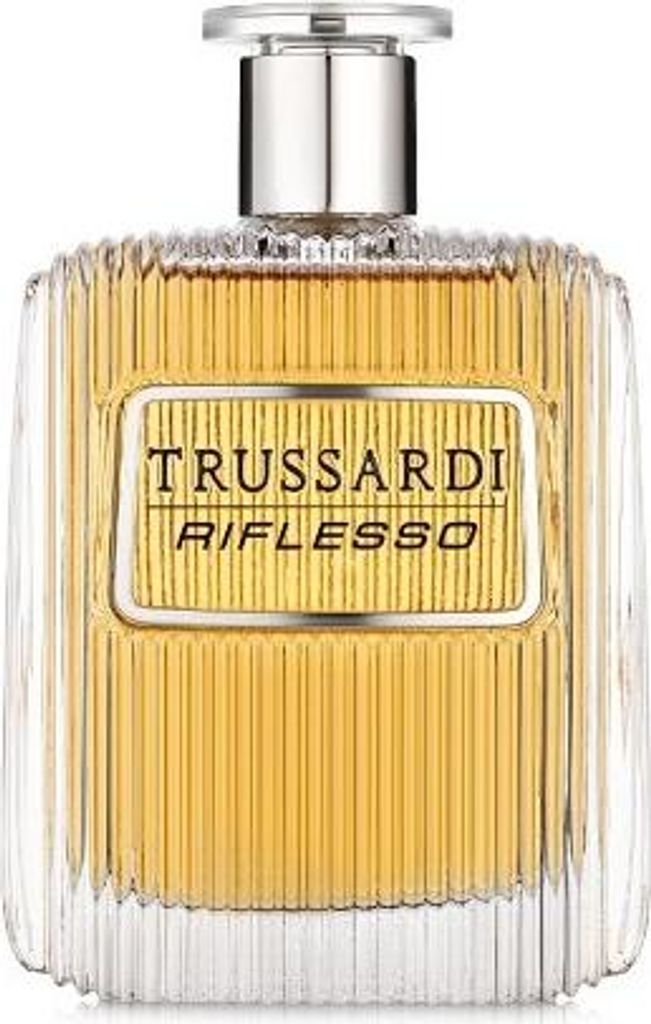 A bottle of Trussardi Riflesso Eau de Toilette for men.