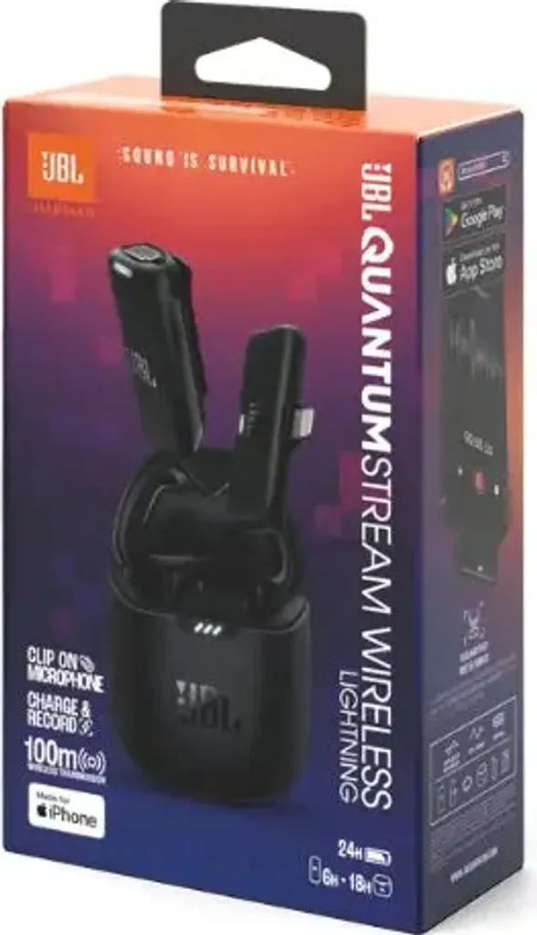 Microphone cravate sans fil pour iPhone JBL Quantum Stream Wireless - 9
