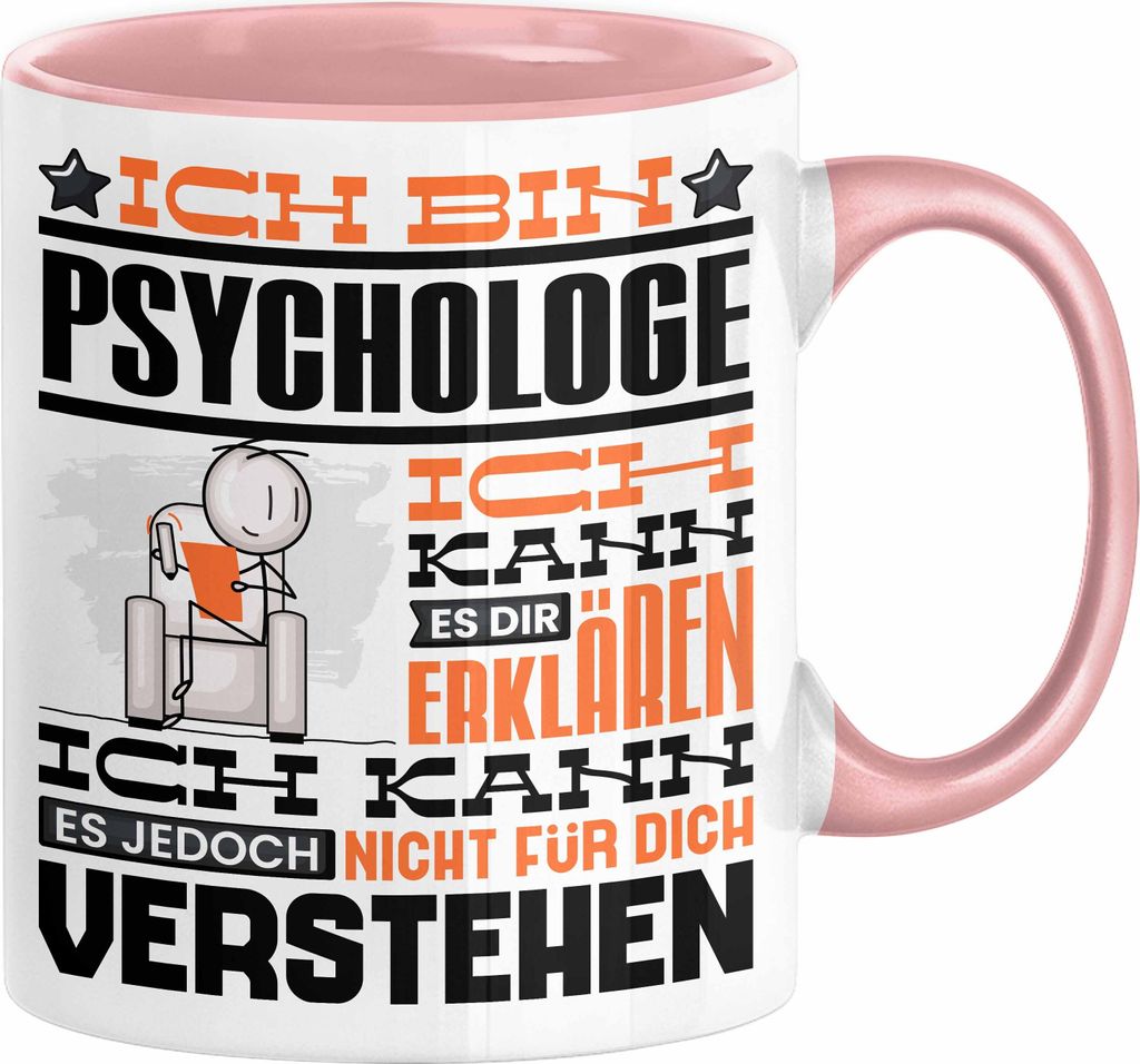 Psychologe Geschenk Tasse Geschenkidee für Psychologe Geburtstag Lustiger Spruch Ich Bin Psychologe Ich Kann Es Dir Erklären Aber Nicht Für Dich...
