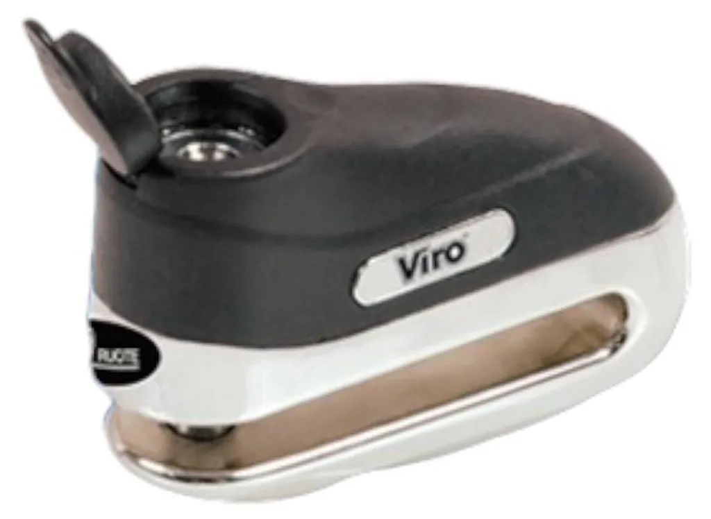 Cadenas antivol disque Viro Hammer en acier chromé pour moto tige 10mm