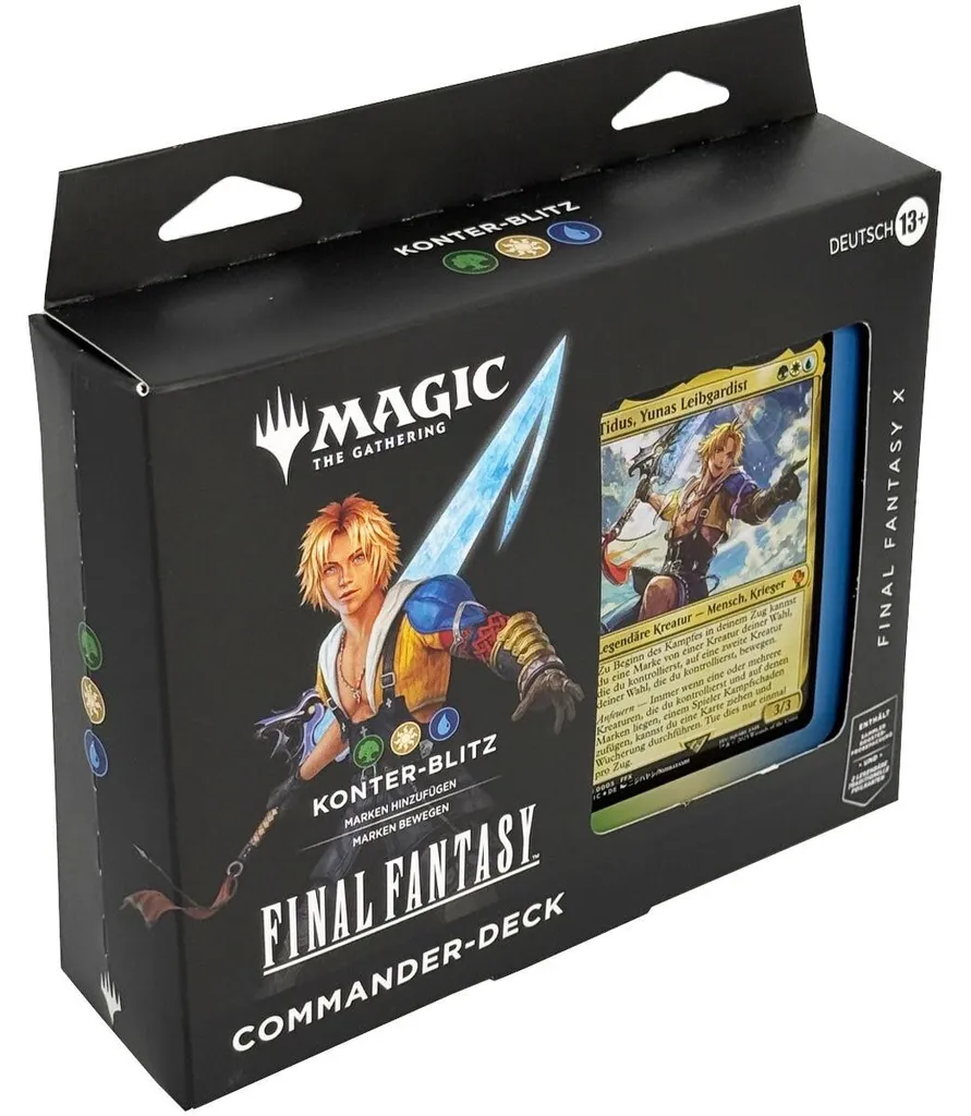 Deck Magic Final Fantasy Konter-Blitz - 100 Cartes avec Héros Légendaires