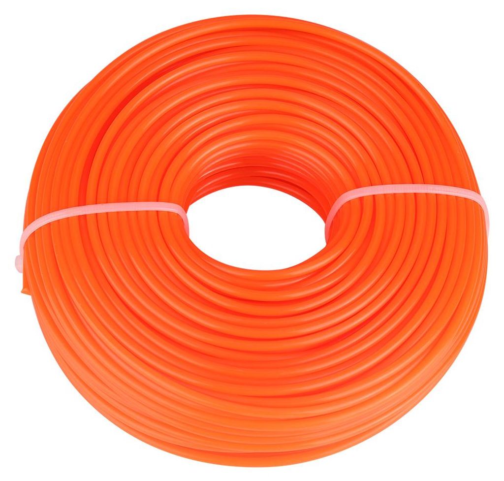 3 mm Trimmerfaden aus Nylon, runde Schnur, für Benzin-Rasentrimmer, 50 m